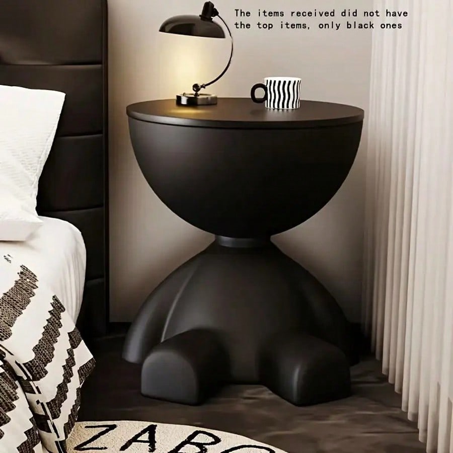 2-In-1 Modern Creative Bear-Shaped Storage Cabinet Bedside Table, Coffee Table-4