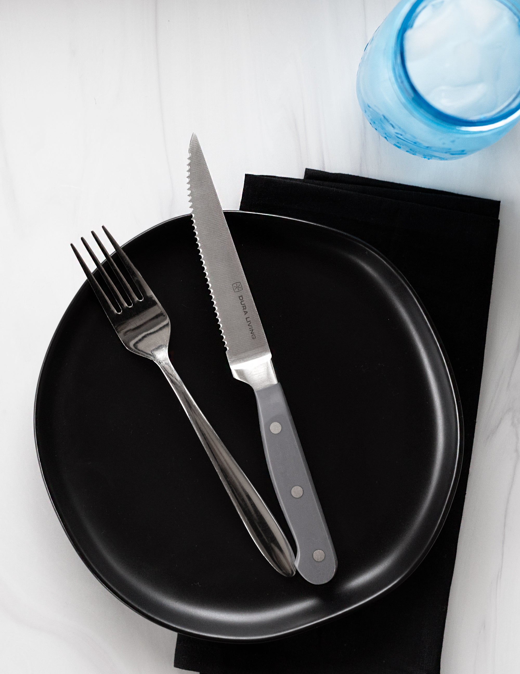 Superior Set of 4 Steak Knives - Gray-1