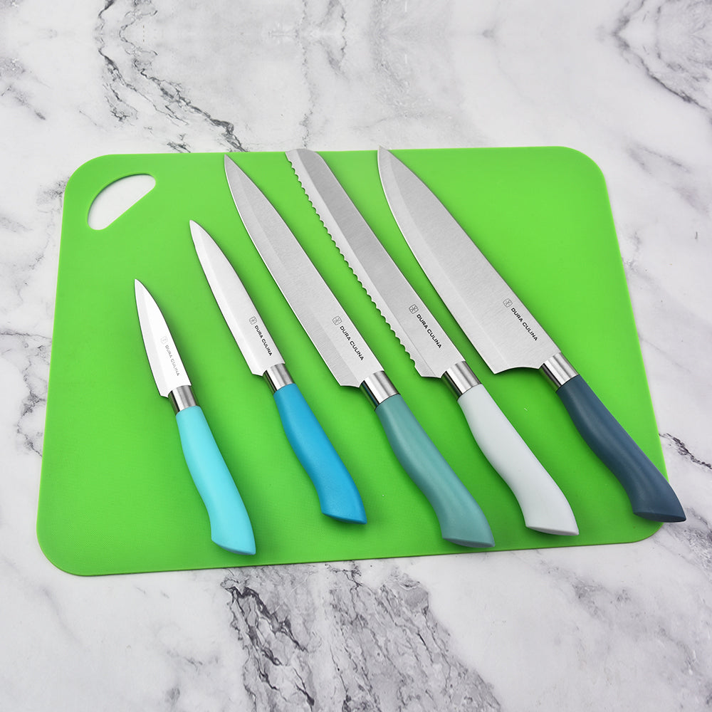14-Piece Color-Coded Knife & Cutting Board Set-2