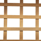 Solid Fir Wood Trellis Elevated Garden Raised Planter Bed with Wheels