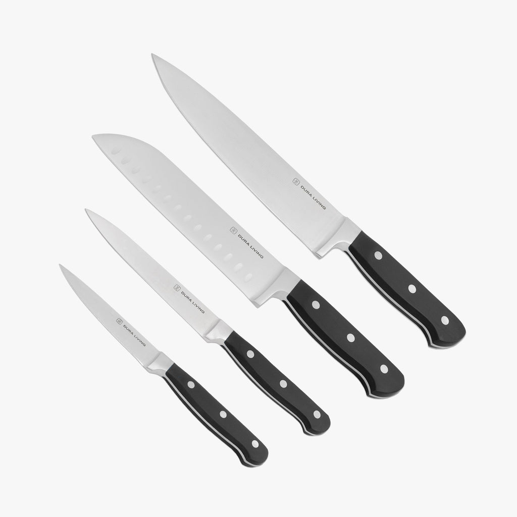 Superior 4 Piece Kitchen Knife set - Black-0