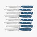 Superior Set of 8 Steak Knives - Royal Blue-0