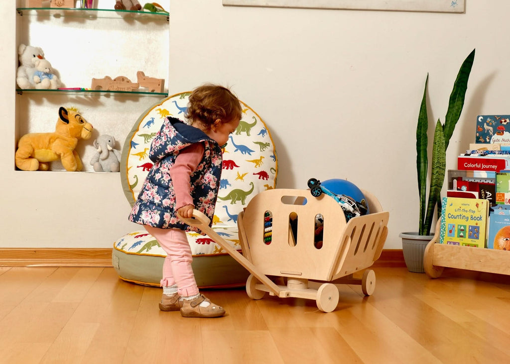 Montessori Toy Storage: Eco-Friendly Nursery & Playroom Chest