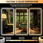 71-Inch Full-Length Floor Mirror LED-Illuminated Durable