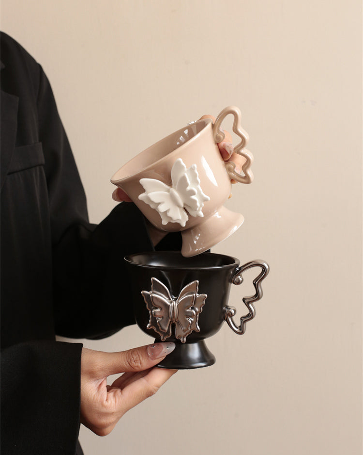 Double Butterfly Mug