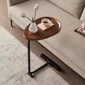 C-shaped Brown Side Table-2