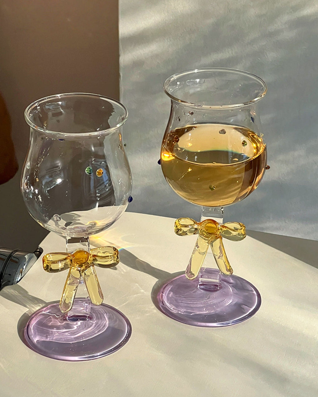 Ribbon Charm Goblet