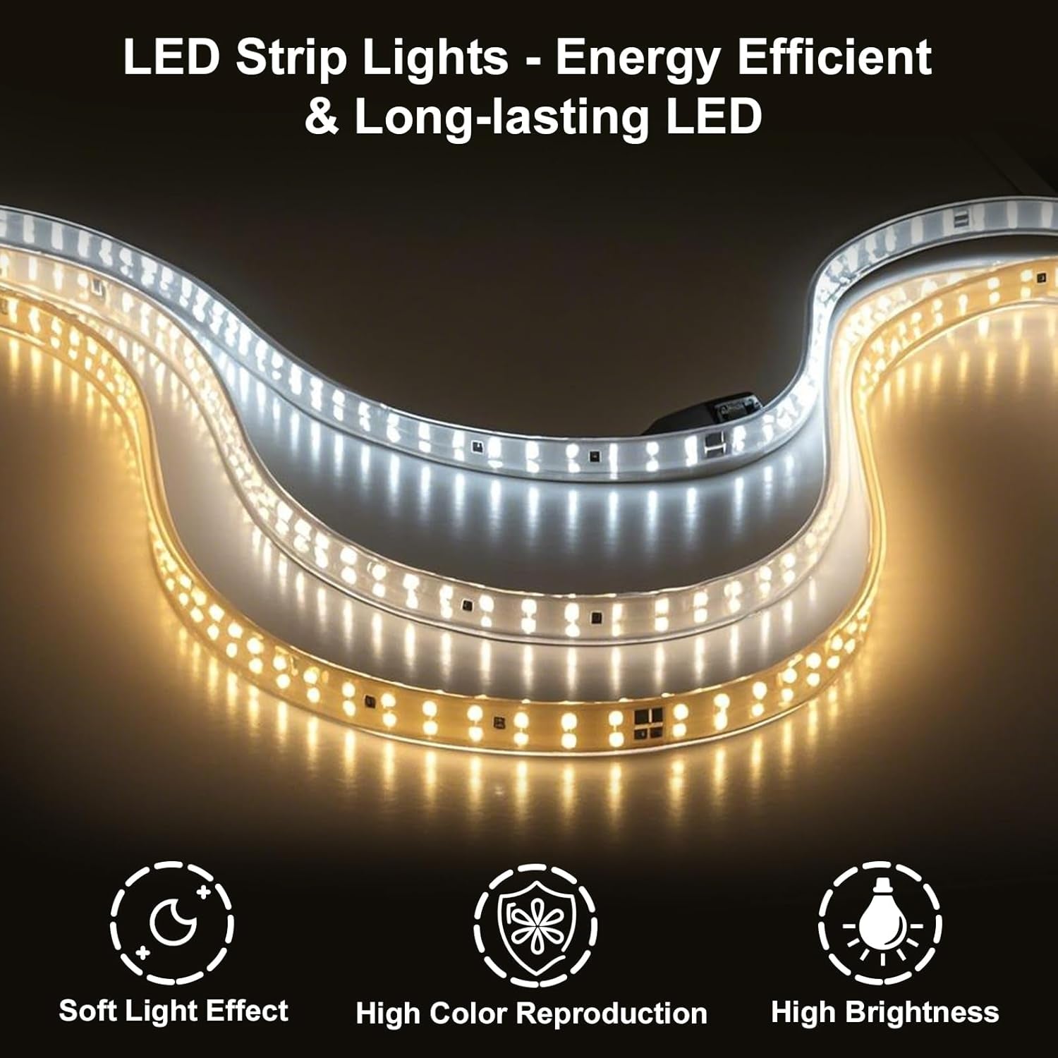 26x38 Inch LED Bathroom Mirror Dimmable Lighting Anti Fog