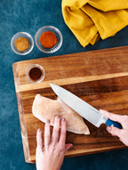 Superior 3-Piece Kitchen Knife Set- Royal Blue-3