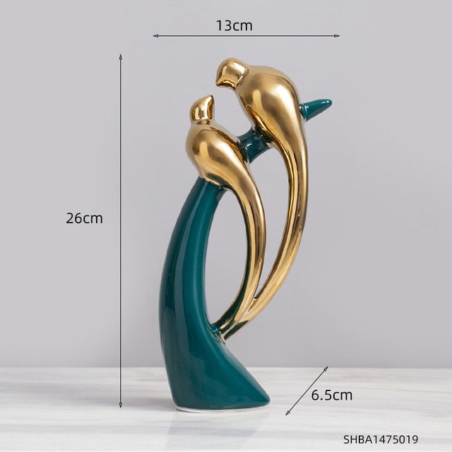 Abstract Sculpture Ceramic Statue Home Décor Figurines-16
